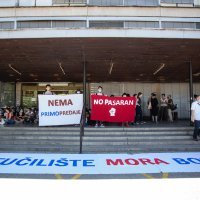 Prosvjed studenata zagrebačkog Filozofskog fakulteta protiv rektora Borasa