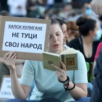 Miran prosvjed u Beogradu