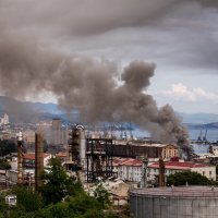 Požar u luci Rijeka