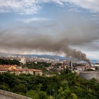 Požar u luci Rijeka