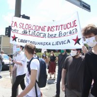 Prosvjed Inicijative za Filozofski zbog smjena