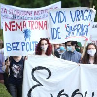 Prosvjed Inicijative za Filozofski zbog smjena