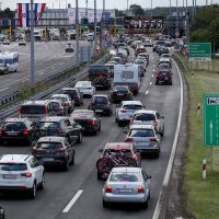 Gužve na naplatnoj postaji Lučko