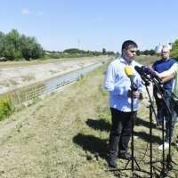 Direktor tvrtke Vodoopskrba i odvodnja Marin Galijot dao izjavu za medije