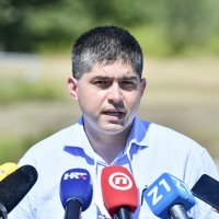Direktor tvrtke Vodoopskrba i odvodnja Marin Galijot dao izjavu za medije
