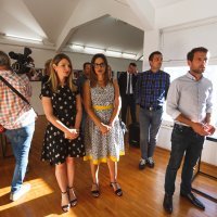 Predsjednik Zoran Milanović na izložbi 'Oliver u Luci/Luka u Oliveru'