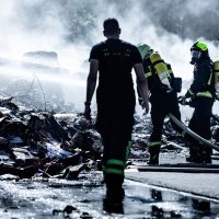 Veliki požar u splitskom reciklažnom dvorištu, na terenu 40 vatrogasaca