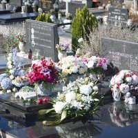 Polaganje vijenaca na grob Olivera Dragojevića na drugu godišnjicu smrti