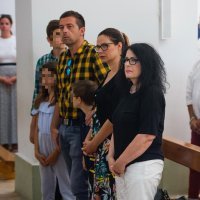 Obitelj Olivera Dragojevića u crkvi Sv. Josipa