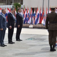 Gordan Jandroković, Ante Gotovina, Zoran Milanović i Andrej Plenković