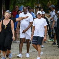 Magic Johnson s obitelji posjetio slapove Krke