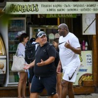Magic Johnson s obitelji posjetio slapove Krke