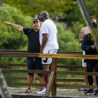 Magic Johnson s obitelji posjetio slapove Krke