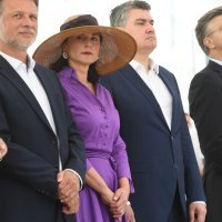 Gordan Jandroković, Sanja Musić Milanović, Zoran Milanović i Andrej Plenković