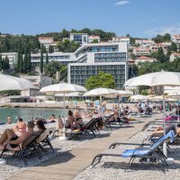 Dubrovnik - Sunset beach u uvali Lapad