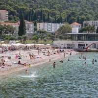 Dubrovnik - Sunset beach u uvali Lapad