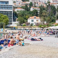 Dubrovnik - Sunset beach u uvali Lapad