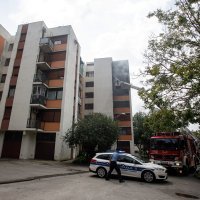 Požar u zgradi u zagrebačkom naselju Prečko