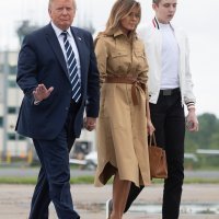 Melania Trump, Barron Trump i Donald Trump