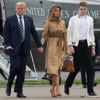 Melania Trump, Barron Trump i Donald Trump