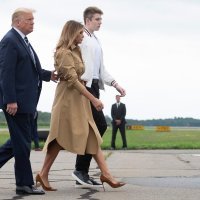 Melania Trump, Barron Trump i Donald Trump