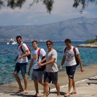 Hrvatska vaterpolska reprezentacija odigrala je utakmicu usred korčulanskog arhipelaga