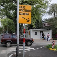 Zagreb: Testiranje na koronavirus ispred Nastavnog zavoda dr. Andrija Štampar