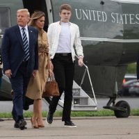 Donald, Melania i Barron Trump