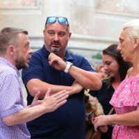 Matija Dedić, Paola Jusić i Đelo Jusić mlađi