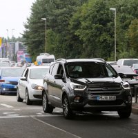 Kolone vozila na izlazu iz Hrvatske na graničnom prijelazu Rupa