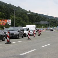 Kolone vozila na izlazu iz Hrvatske na graničnom prijelazu Rupa