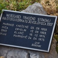 Obilježavanje 13. obljetnice stradavanja vatrogasaca na otoku Kornatu