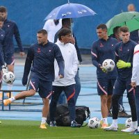 Trening hrvatske nogometne reprezentacije na Maksimiru