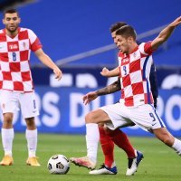 Francuska - Hrvatska (u duelu Andrej Kramarić i Lucas Hernández, Mateo Kovačić prati)