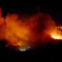 Požar u izbjegličkom kampu Morija