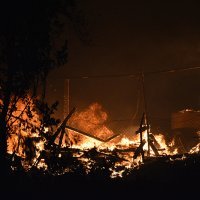 Požar u izbjegličkom kampu Morija