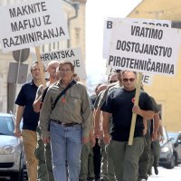 Zagreb: Prosvjed pirotehničara na Markovom trgu