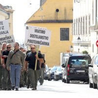 Zagreb: Prosvjed pirotehničara na Markovom trgu