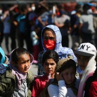 Migranti nakon požara u kampu Morija