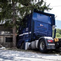 Kamion se zabio u kuću u Lovreću