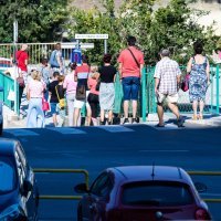 Veliki redovi za testiranje na koronavirus ispred Križina u Splitu