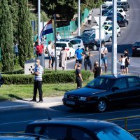 Veliki redovi za testiranje na koronavirus ispred Križina u Splitu