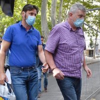 Privođenje uhićenih u akciji Janaf na sud