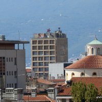 Zvijezda petokraka na riječkom neboderu