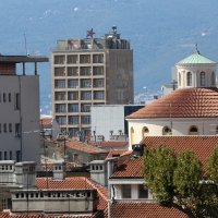 Zvijezda petokraka na riječkom neboderu