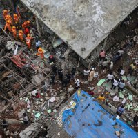 Urušavanje zgrade u Indiji