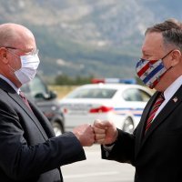Američki veleposlanik u Hrvatskoj Robert Kohorst i američki državni tajnik Mike Pompeo