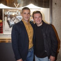 Glumci Zoran Pribićević i Ivan Magud