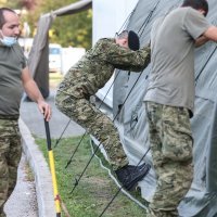 Hrvatska vojska postavila šatore ispred Rebra