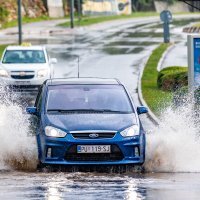 Obilna kiša u Istri